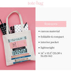 Kate Spade New York Canvas Tote Bag With Interior Pocket