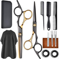 13 Pcs Hair Cutting Scissors Shears Kits，Professional Haircut Scissors Kit With Cutting Scissors，6.5 Inches Hair Cutting Scissors Kit For Men/Women/Kids/Salon & Home