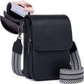 Poiugoya Crossbody Bags For Women,Small Crossbody Purse With Triple Compartments,Cell Phone Wallet With Card Slots For Travel | Small