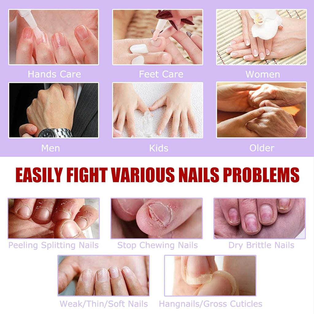 15 PCS Cuticle Oil for Nails, GRUNIL Cuticle Oil Pen for Nail Growth Treatment, Nail Strengthener for Thin Nails and Growth Nail Oil Home Nail Care Kit Pedicure Supplies Manicure Tools