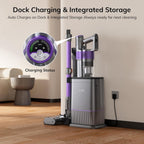 Ilife Cordless Stick Vacuum Cleaner With Auto-Empty System For Pet Hair