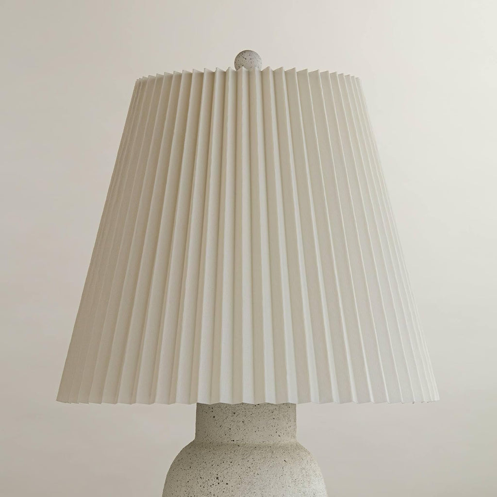 10" Top X 17" Bottom X 14 1/2" High X 14 3/4" Slant Lamp Shade (Pre-Assembled) Replacement Large Ivory White Bell Round Traditional Pleated Spider Harp Finial