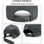 3 Pack Unisex Cotton Baseball Cap Adjustable Unconstructed Plain Sport Dad Golf Hat for Men and Women