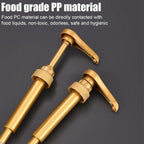 Syrup Pump Compatible with Torani, DaVinci and Skinny (Set of 2) - fits bottles (25.4 oz-750ml) (Gold)
