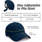 Original Classic Low Profile Baseball Cap Golf Dad Hat Adjustable Cotton Hats Men Women Unconstructed Plain Cap Color Blue