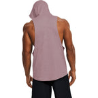 Men'S Icon Cut Off Workout Hoodies Gym Muscle Tank Shirts Sleeveless Training Hoodies