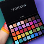 Ucanbe Spotlight Eyeshadow Palette Professional 40 Color Eye Shadow Matte Shimmer Makeup Pallet Highly Pigmented Colorful Powder Long Lasting Waterproof Eye Shadow