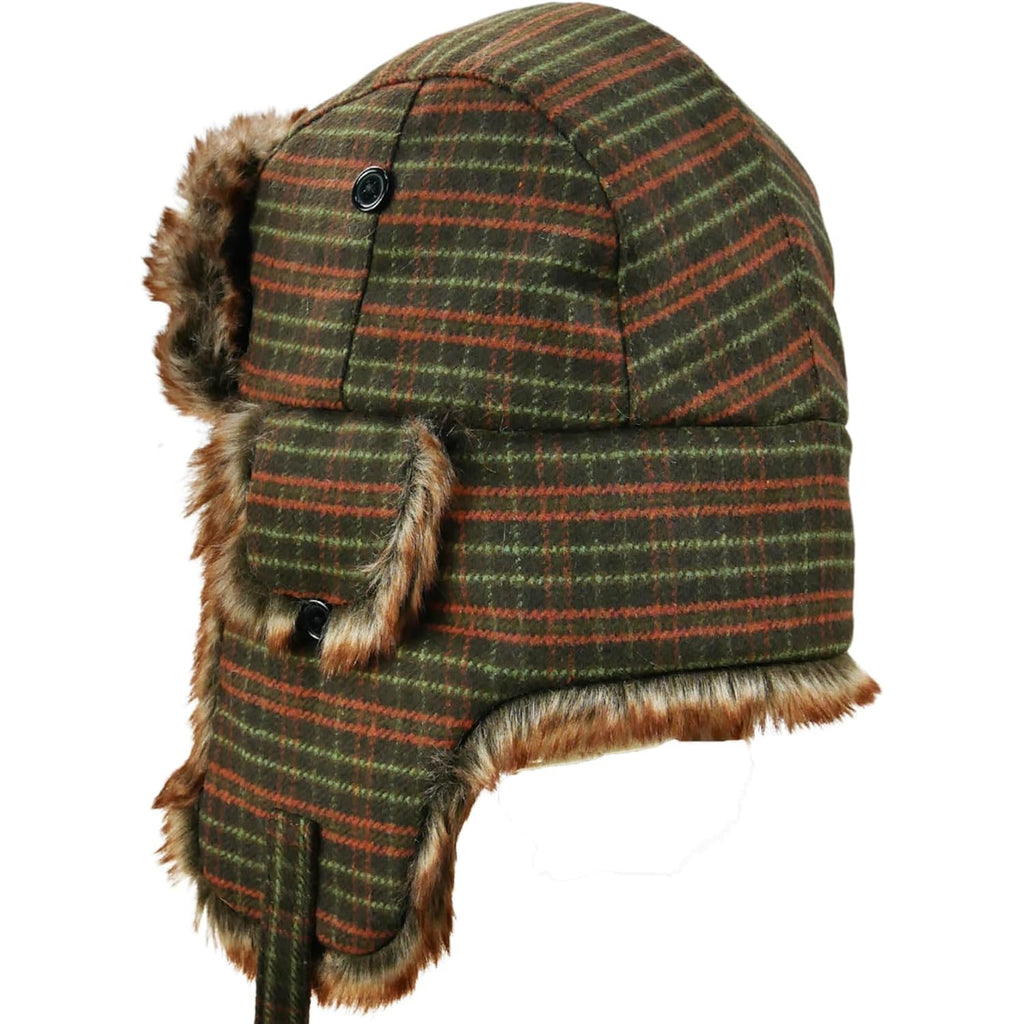 Unisex Winter Trapper Hat Cold Proof Keep Warm Hat with Ear Flaps