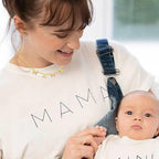 SmileBelle Necklaces for Women as First Mothers Day Gifts, Mama Necklace as New Mom Gifts Gigi Necklace as Gigi Gift Mimi Necklaces as Gift for Mimi First Time Mommy Jewelry for Expecting Mother