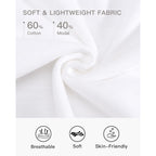 Womens Modal Soft T Shirts Short Sleeve V Neck Basic Tee Casual Loose Fit Tops Lightweight Soft Summer Outfits Clothes