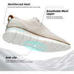 Men'S Casual Dress Shoes Fashion Walking Sneakers Mesh Business Oxfords Work Lightweight Soft Sole