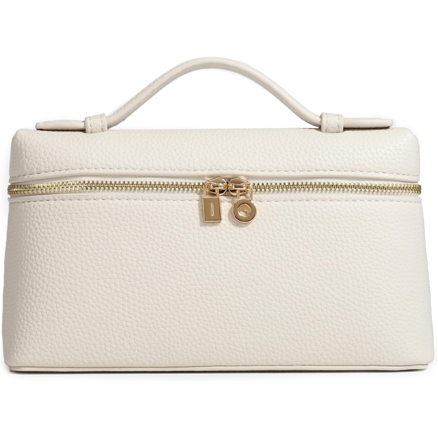 Crossbody Bag For Women Small Leather Pouch Purse Top-Handle Trendy Shoulder Handbag Gold Hardware