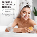 Valitic Kojic Acid Dark Spot Soap With Turmeric, Vitamin C, Retinol - Original Japanese Complex With Hyaluronic Acid, Vitamin E, Shea Butter, Castile Olive Oil - 2 Pack And African Net Sponge