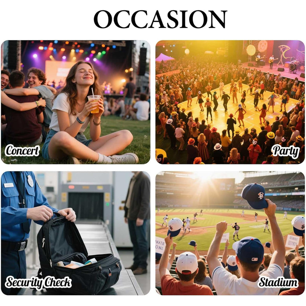Clear Bag Stadium Approved With Front Pocket,Clear Crossbody Purse Bag For Women Men For Concerts Sports Festivals