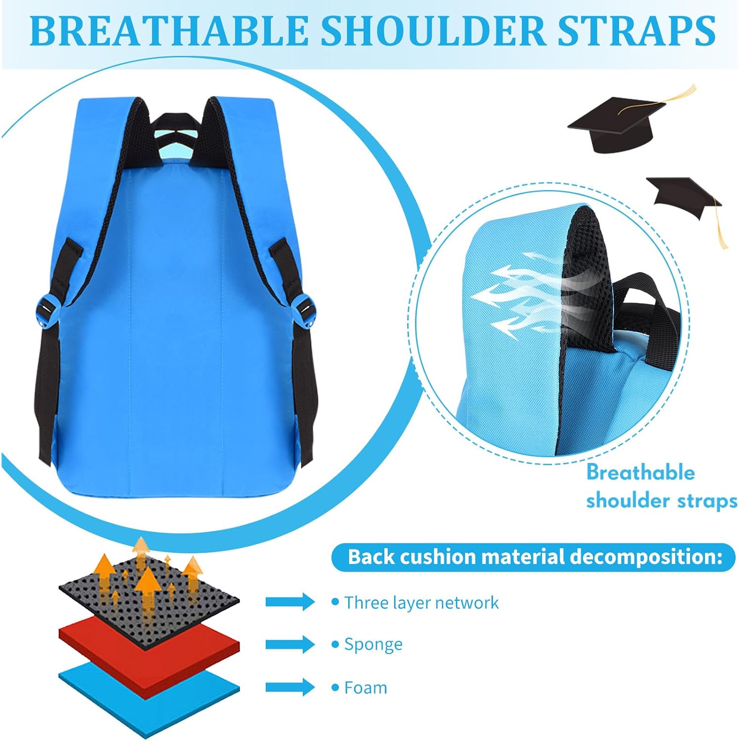 10 Pcs 17 Inch Kids Backpacks Bulk, Classic Student Bags For School | Printed Bulk Pack, Padded Straps, Side Bottle Holder, Middle School, Donation Charity Use