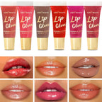 Azen 24 Pack Lip Gloss Set, Color Lip Oil For Dry Cracked Lips Moisturizing Hydrating Nourishing With Vitamin E, Mothers Day Gifts For Women