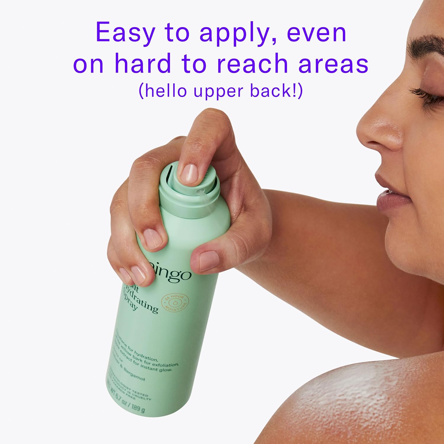 Flamingo Light Hydrating Spray For Women - 24 Hour Moisturizing Body Hydration - 6.7 Oz