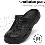 Sosowhlte Men'S Women'S Arch Support Clogs,Unisex Garden Shoes Comfortable Slip-On Outdoor Sandals Slippers For Beach Casual
