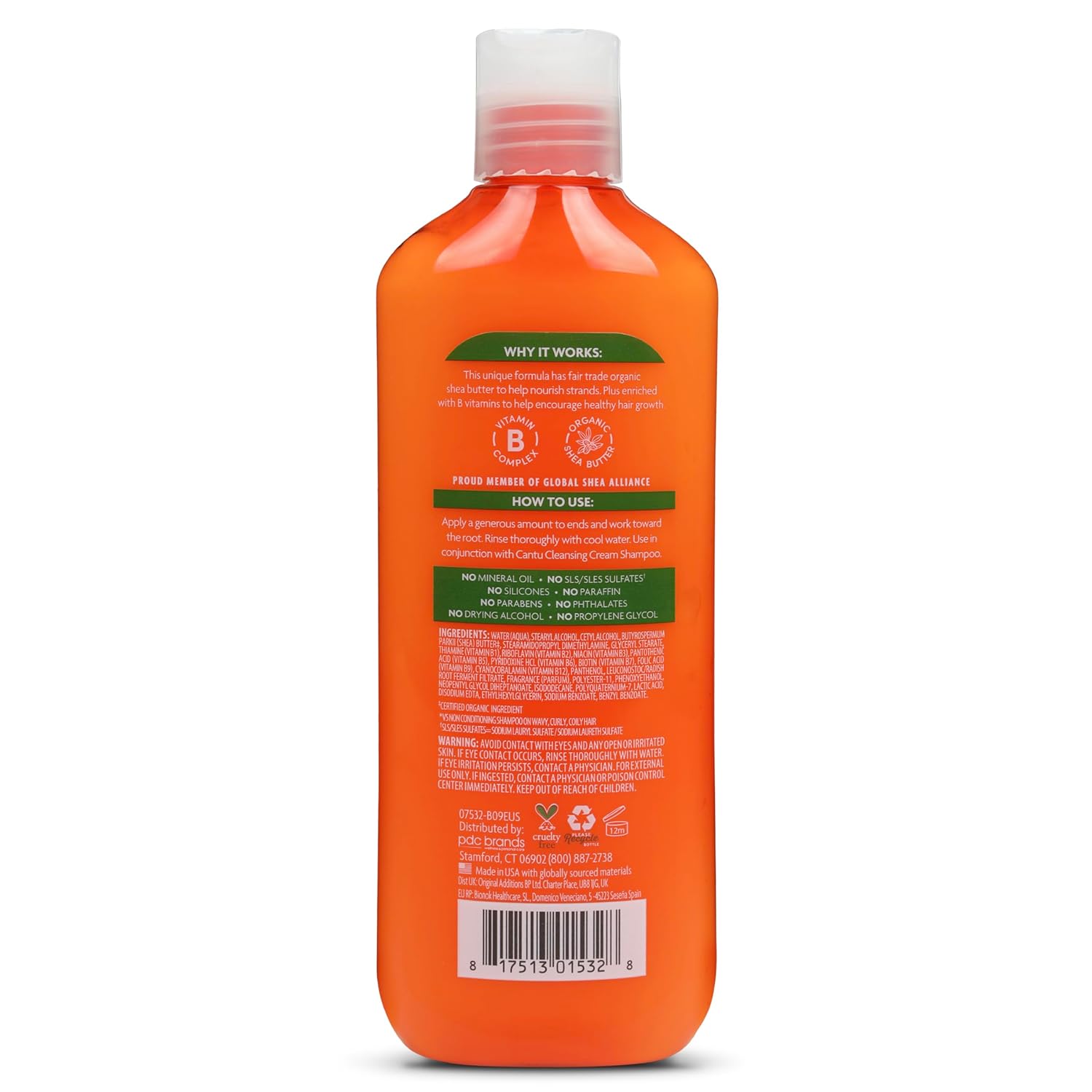Cantu Shea Butter for Natural Hair Hydrating Cream Conditioner, 13.5 Ounce (07532-12/3EU)