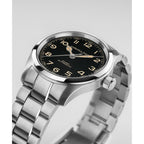 Hamilton Khaki Field Murph Automatic Men'S Watch, 38Mm Stainless Steel Case, Swiss Made, Black Dial Analog Wrist Watch, 100M Waterproof, Sapphire Crystal, 3-Hand Movement, Stainless Steel Strap