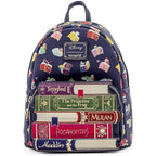 Loungefly Disney Princess Books All Over Print Womens Double Strap Shoulder Bag Purse