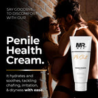 Premium Penile Health Creme For Dry And Sensitive Skin – Hydrating Moisturizer For Men’S Intimate Area – Supports Foreskin Restoration – Fragrance-Free Formula – 4Oz