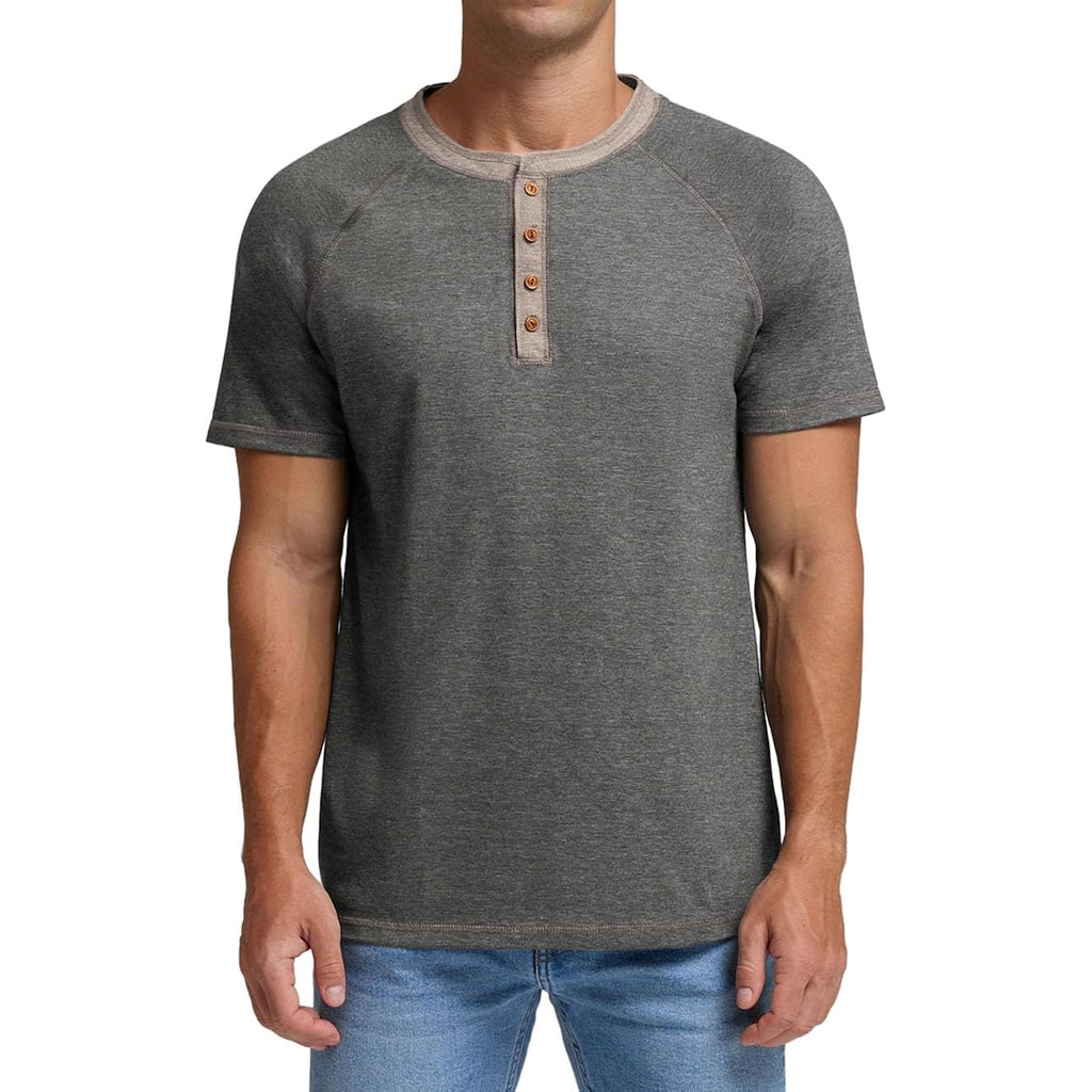 Sailwind Mens Henley Long/Short Sleeve T-Shirt Cotton Casual Shirt