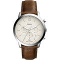 Fossil Men'S Watch, Neutra Quartz Stainless Steel Chronograph Watch For Men