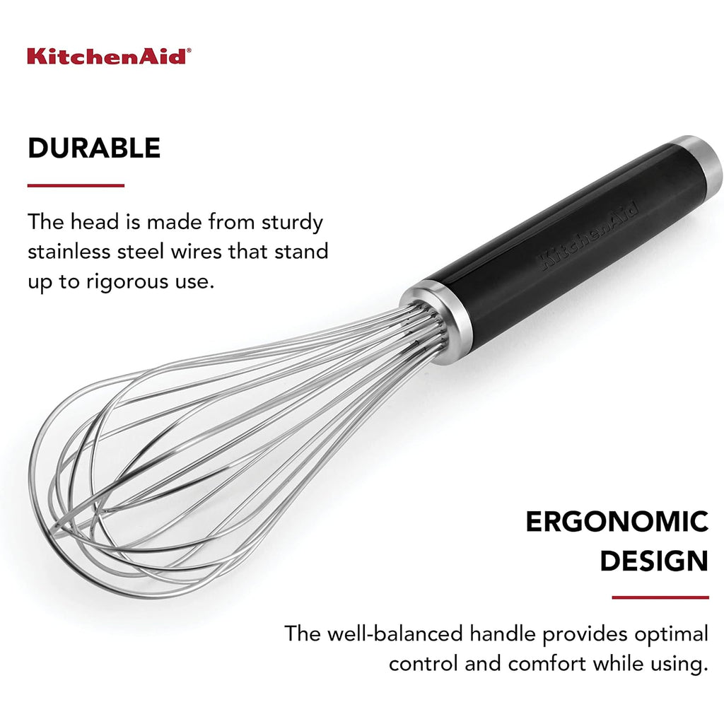Kitchenaid Classic Utility Whisk, 10.5 Inch, Black