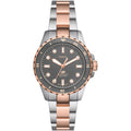 Fossil Women'S Blue Dive Quartz Stainless Steel Three-Hand Watch