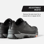 Brunt Ryng Low Top (Comp Toe) - 4" Lightweight Composite Toe Work Shoe - Eh Rated - Slip + Oil Resistant - Heat-Resistant Sole - Breathable, Flexible Fit - Adjustable