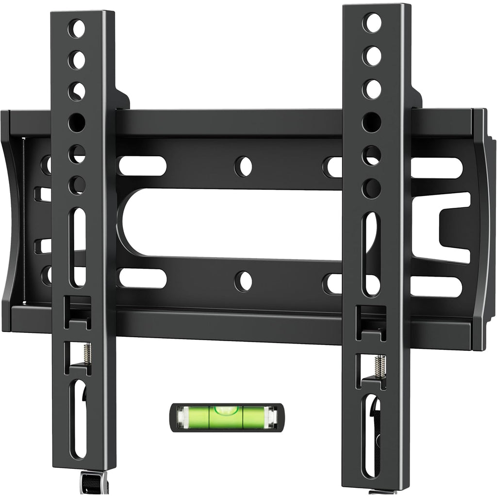 Iworboard 24 32 40 42 Inch Fixed Tv Monitor Wall Mount For 14-43 Inch Led Lcd Screen, Low Profile Small Rv Tv Mount, Easy Slim Flat Wall Bracket, Max Vesa 200X200Mm, 66Lbs, Single Stud