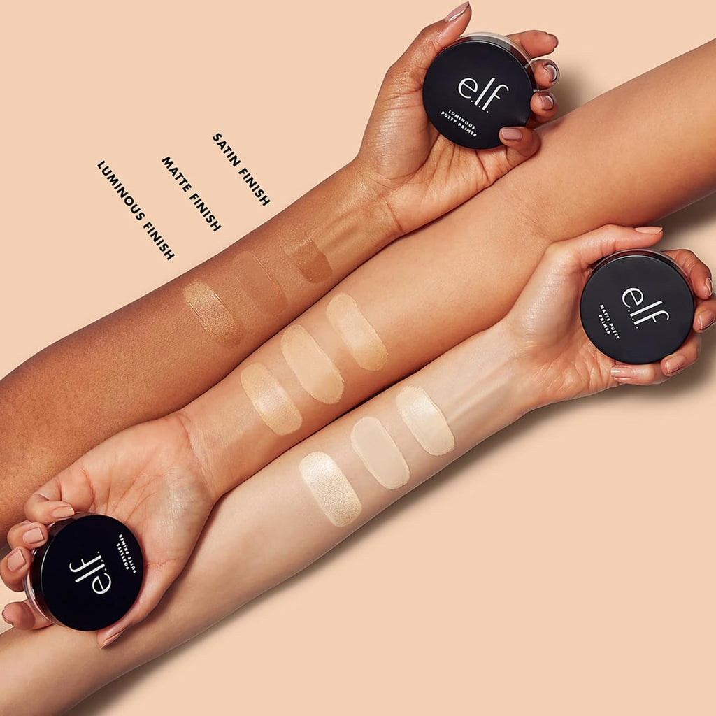 E.L.F. Poreless Face Primer, Skin-Perfecting & Lightweight, Long Lasting, Smooths & Preps To Create Flawless Base, Infused With Tea Tree And Vitamins A & E, 2 Fl Oz