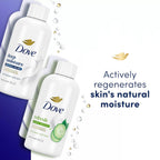 Dove Body Wash Travel Essentials Variety 2-Pack – Refreshing Cucumber & Green Tea + Deep Moisture Nourishing Body Washes, 3 Oz Ea