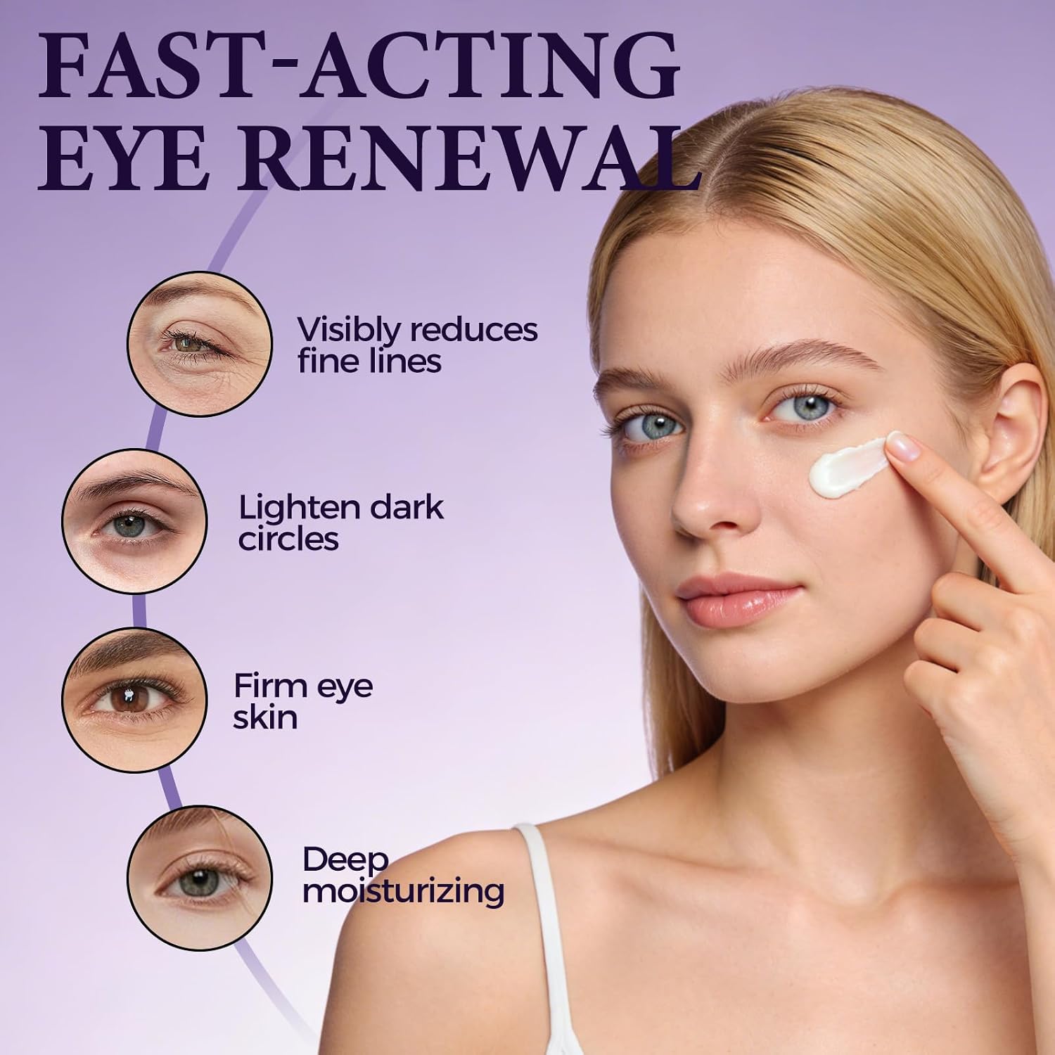 Tuggle Instant Eye & Face Tightening Serum, Instant Lift Eye Gel Cream Rapid Improve Under Eye Bags And Puffiness, Tightener Wrinkles & Fine Lines Fast, For Women & Men In Minutes, 0.70 Oz