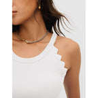 Anrabess Womens Summer Tank Tops Sleeveless Ribbed Camisole | Spaghetti Strap Cami Sweater, Soft Lightweight, Slim Knit, Casual Beach Vacation Travel Office Clothes, Spring Fall Layering