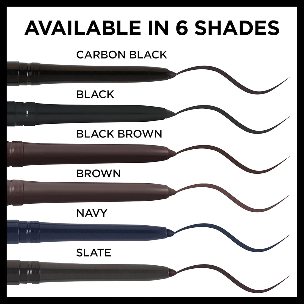 L'Oreal Paris Makeup Infallible Never Fail Original Mechanical Pencil Eyeliner with Built in Sharpener, Slate, 0.008 oz.