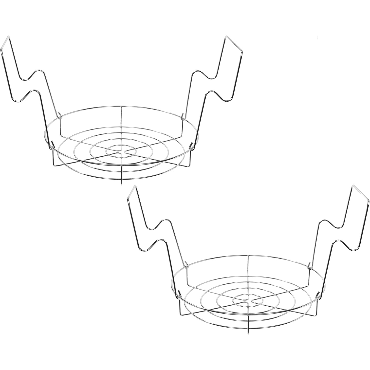 Concord 12" Stainless Steel Canning Rack. Holds 8 Pint Or 7 Quart Jars. No Rust, Extra Stability. Fits In Pot With At Least 12.5" Width. Bulk Packs (2 Pack)