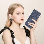 Ultra Slim Thin Wallet For Women Bifold Leather Rfid Blocking Designer Credit Card Holder