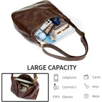 celestina Hobo Bags for Women, Ultra Soft Foldable Vegan Leather Shoulder Handbag, Stylish Slouchy Tote Purses