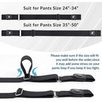 WERFORU 3 Pack 4 Pack No Buckle Invisible Stretch Belt Buckle-Free Elastic Belt for Women and Men
