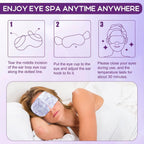 24 Pack Steam Eye Masks For Dry Eyes, Self Heated Steam Warm Eye Mask, Disposable Heated Eye Mask For Dark Circles, Puffy Eyes, Relief Stress Eye Fatigue (Unscented)