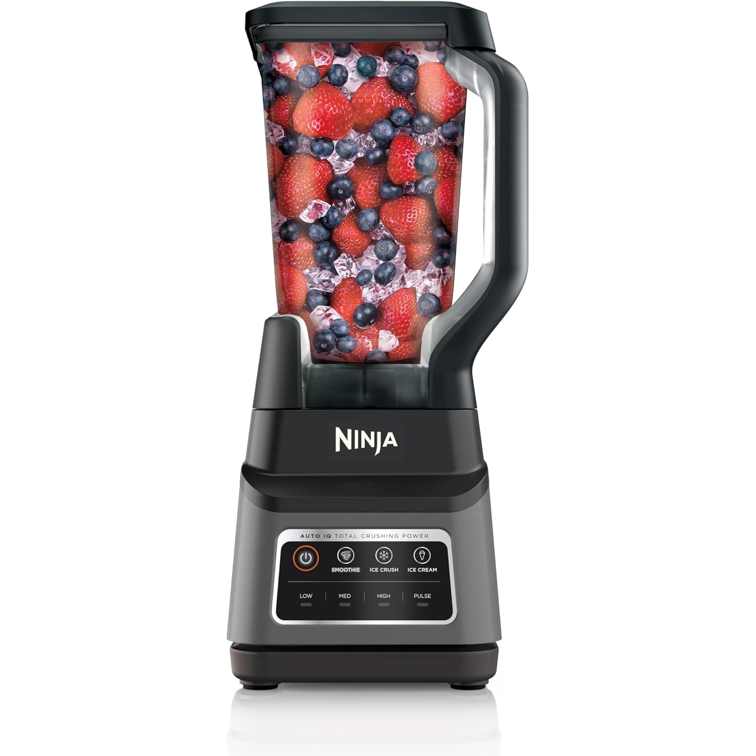 Ninja Professional Plus Blender with Auto-iQ | Smoothie and Ice Cream Maker, Frozen Drink Mixer, Margarita Machine | 3 Auto-iQ Presets, 1400W, 72-oz. Total Crushing Pitcher | Dark Grey | BN701