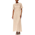 Prettygarden Womens Eyelet Cover Up Dress 2026 Summer Vacation Resort Maxi Dresses Beach Short Sleeve Hollow Out Sundress