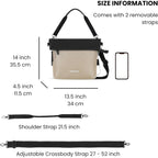 Sherpani Vale, Anti Theft Versatile Crossbody Bag, Fashion Tote Bag, Travel Shoulder Bag, Designer Handbag For Women