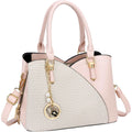 Kkxiu Triple Compartments Purses And Handbags For Women Fashion Ladies Satchel Shoulder Top Handle Bag