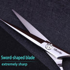 Hair Cutting Scissors Professional Barber Shears, Hairdresser Scissor Made Of Stainless Steel For Hairdressing Salon And Home Use Extremely Very Sharp Ergonomic Design