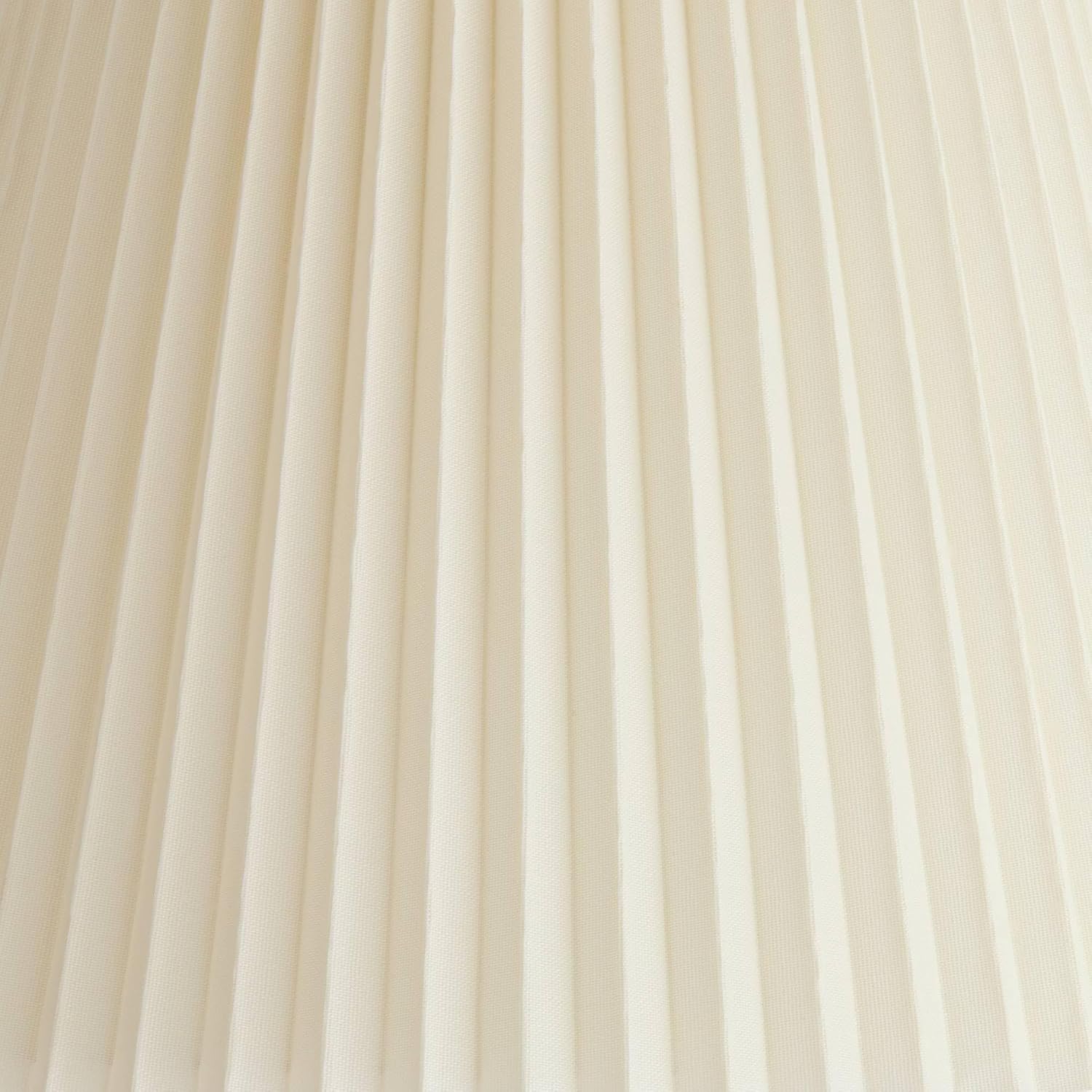 10" Top X 17" Bottom X 14 1/2" High X 14 3/4" Slant Lamp Shade (Pre-Assembled) Replacement Large Ivory White Bell Round Traditional Pleated Spider Harp Finial