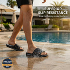 Finleeo Shower Sandals With Drainage Holes - Quick Drying Bathroom & Gym Slippers For Men And Women