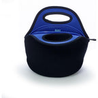 Built Gourmet Getaway Lunch Bag - Insulated Neoprene Lunch Box For Women And Men, Collapsible And Machine Washable, Black